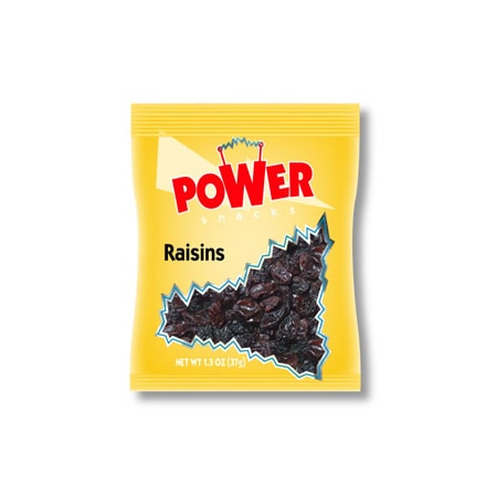 Power Snacks Pwr Snck Raisins 1.3 oz., PK144 7225510